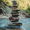 Symbol of tranquility and physiological balance